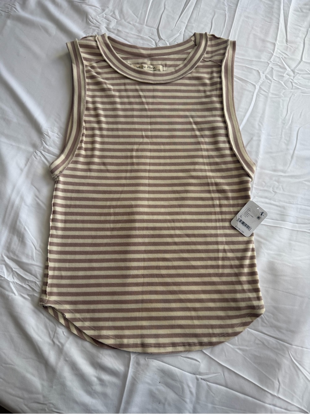 Free People We The Free Striped Tank Top size XL brand new with tags! coquette